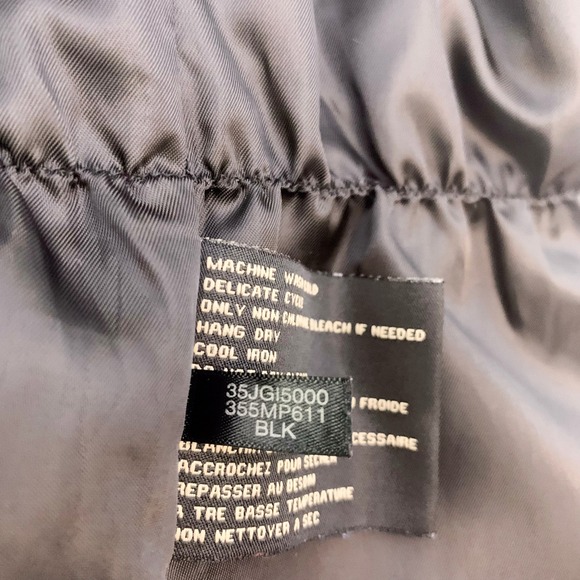 Cole Haan Travel Black Raincoat Coat Size XS - Picture 8 of 14